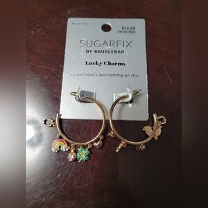 SUGARFIX by BaubleBar Lucky Charms hoop earrings
